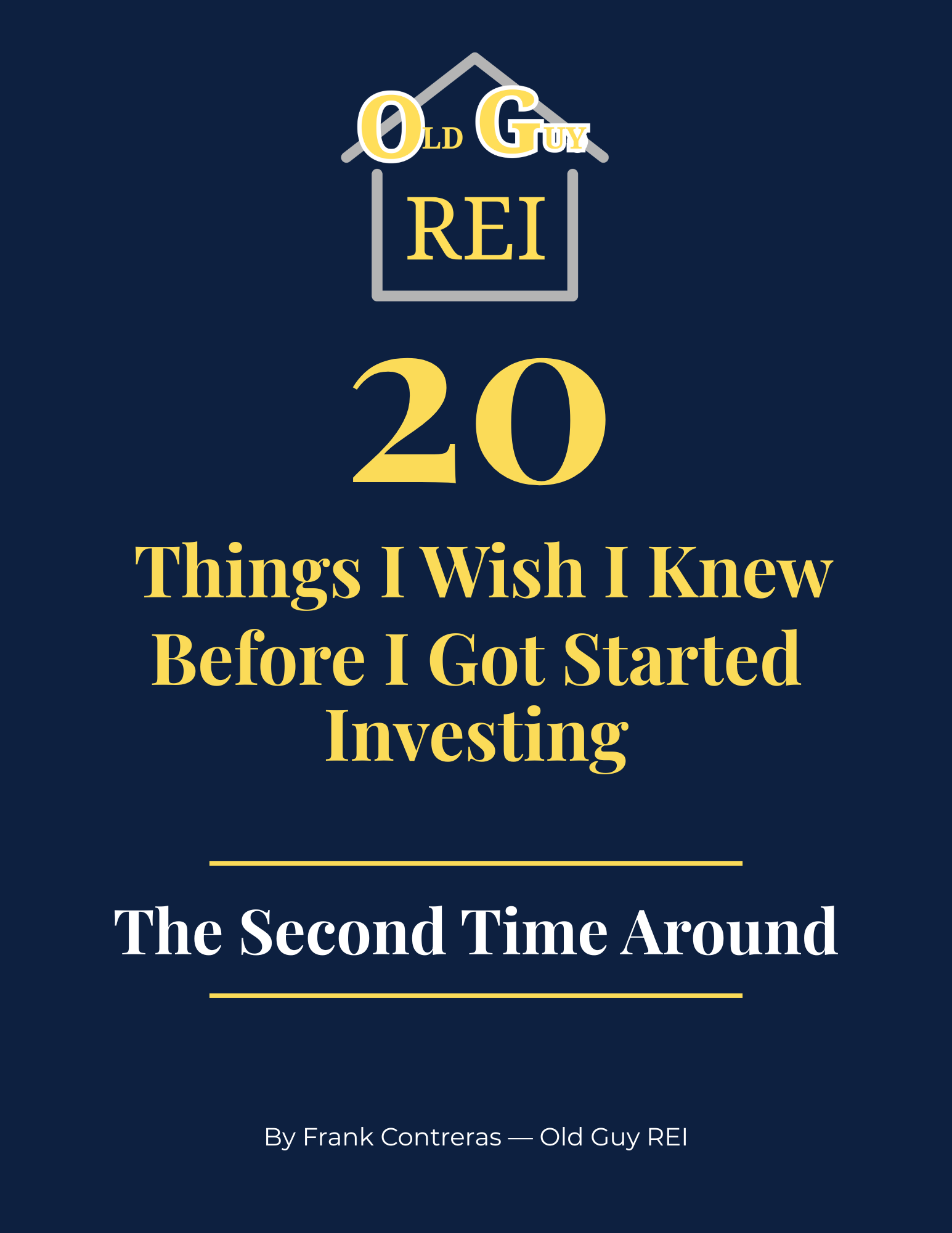 20 Things I Wish I Knew Before I Started Investing cover